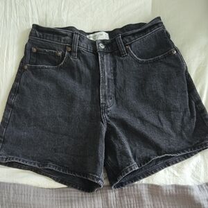 Abercrombie & Fitch Dark Gray Jean Shorts